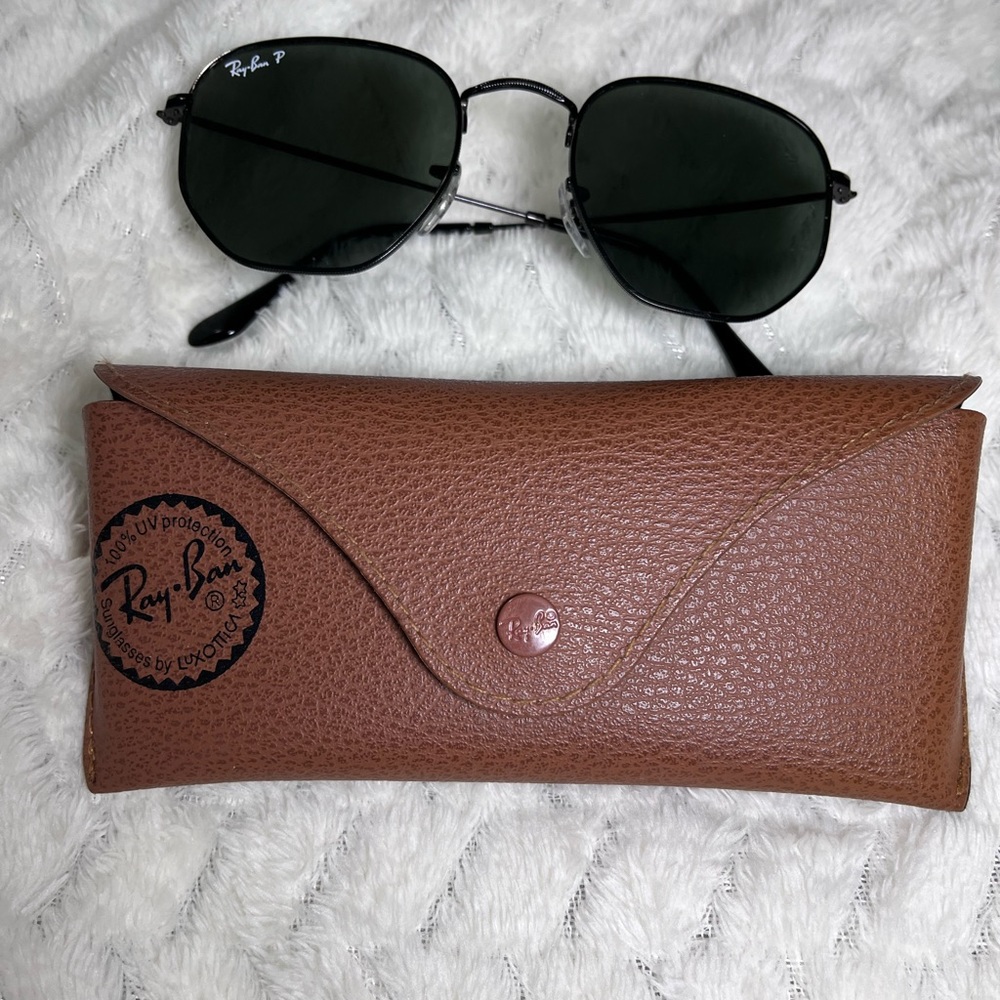 Rayban 3548n Polarized Hexagonal Flat Lens
